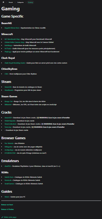 Gaming